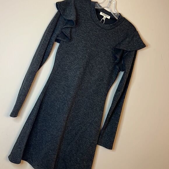 NWT Free Generation Ruffle Trim Body Con Dress - Size Small - Picture 14 of 14